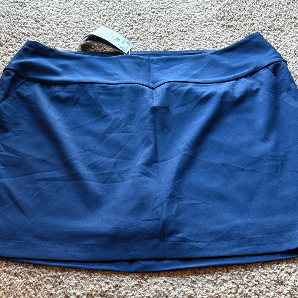 NWT Adidas Blue golf Skirt size XL